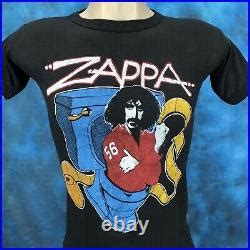 Vintage S Frank Zappa Phi Zappa Krappa Toilet Poster T Shirt Xxs Rock