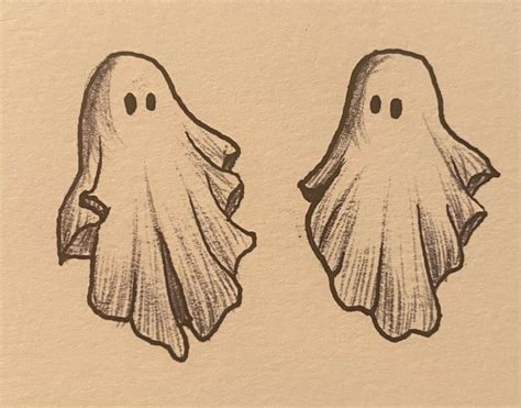 Two Ghosts In 2022 Ghost Tattoo Line Art Drawings Ghost Drawing