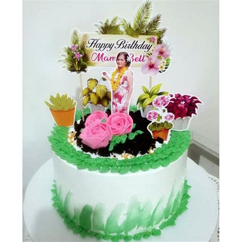 Plantita Theme Cake Topper Shopee Philippines