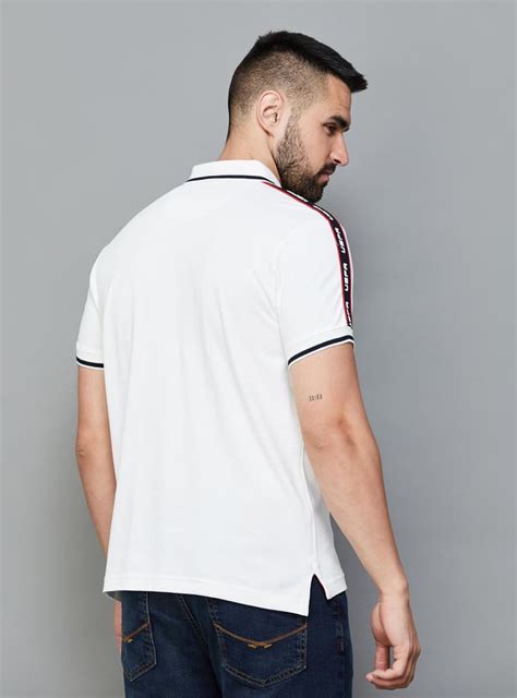 Buy U S Polo Assn Men Solid Regular Fit Polo T Shirt From U S Polo