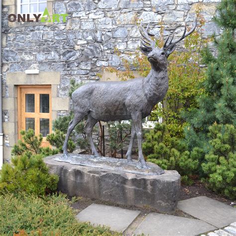 Large outdoor reindeer statues for christmas decorations OAD-23