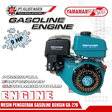 Jual YAMAMAX PRO GX 270 Mesin Penggerak Gasoline Bensin Serbaguna 9 HP