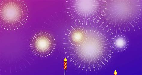 Animated fireworks Diwali celebration background. For 4th of July, New Year, Diwali, Festival ...