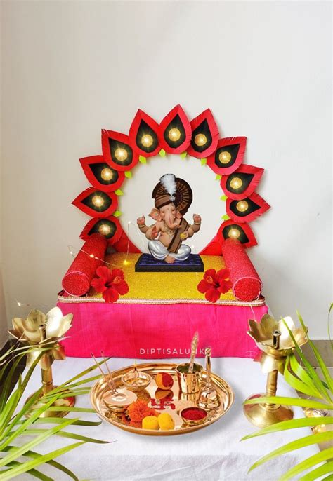 Zero Budget Ganpati Decoration Ideassimple Ganpati Decoration Ideaslast