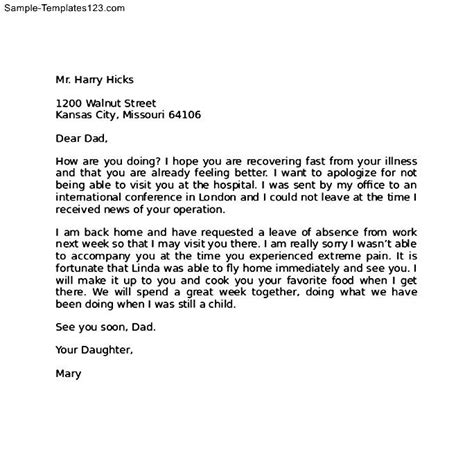 Apology Letter To Dad From Daughter Sample Templates Sample Templates