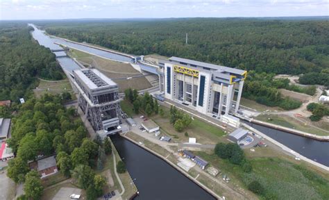 Schiffshebewerk Niederfinow Er Ffnung Neues Hebewerk