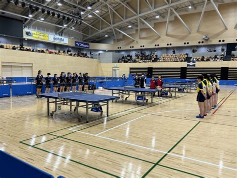 卓球部 関東高校卓球大会茨城県予選に出場！学校対抗2位！シングルス代表決定！ 大成女子高等学校