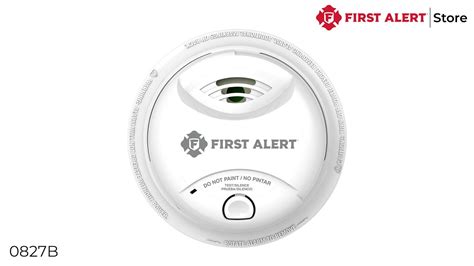 First Alert 10 Year Sealed Battery Ionization Smoke Alarm 0827b