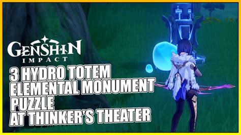 Hydro Totem Elemental Monument Puzzle At Thinker S Theater Veluriyam