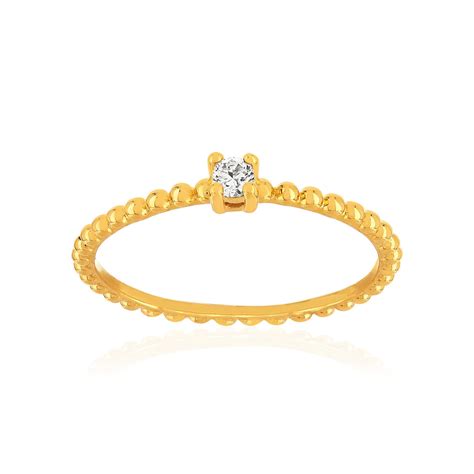 Bague Plaqu Or Jaune Perl E Zirconia Maty