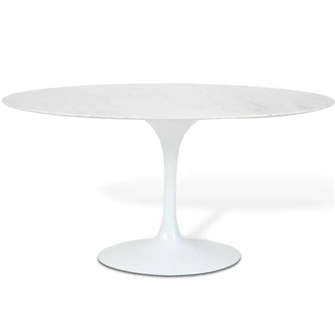 Mesa De Jantar Saarinen Oval Branca 1 20x0 80m Bella Brasil Decor