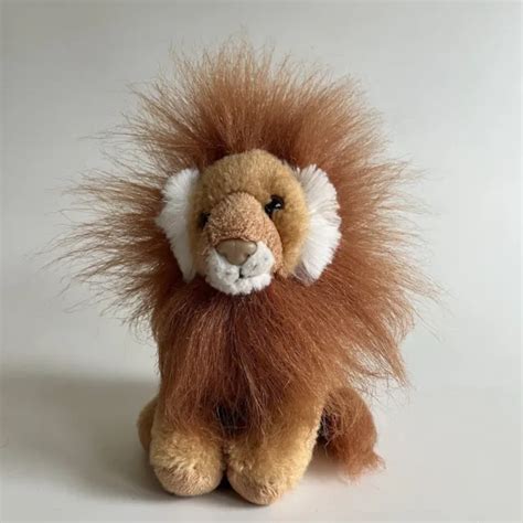 Wild Republic Soft Toy Cuddly Plush African Lion Beanie Stuffed Animal