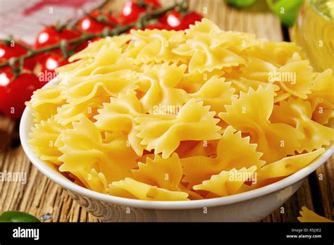 Bow Tie Pasta Stock Photo Alamy