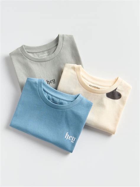 Set De Tricouri Oversized Din Bumbac Culoare Nude RESERVED BF X