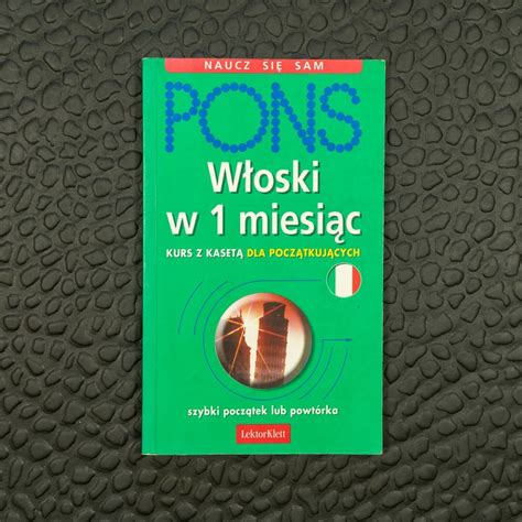 Pons Włoski w 1 miesiąc Warszawa Kup teraz na Allegro Lokalnie