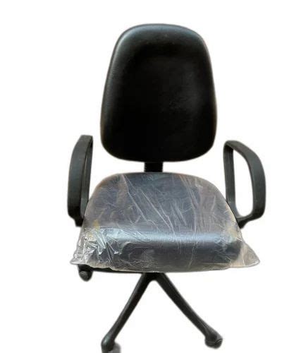 Rexine Medium Back Revolving Office Chair Black At Rs 3000 In Faridabad