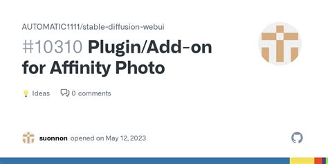 Plugin Add On For Affinity Photo AUTOMATIC1111 Stable Diffusion Webui