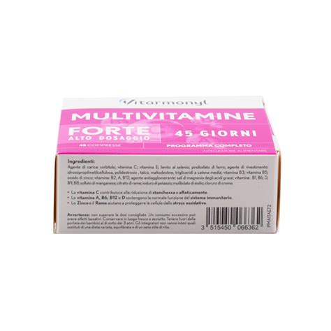 Vitarmonyl Multivitamine Forte Ad Alto Dosaggio Compresse Paladini