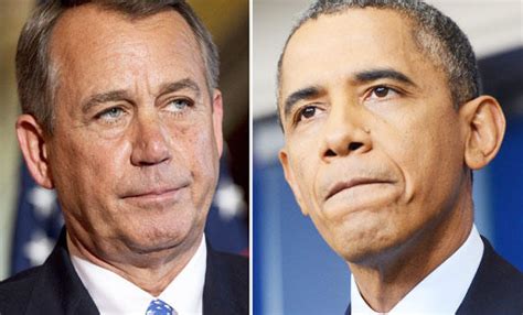 Obama Boehner Pressure Each Other Over Shutdown Default Arab News