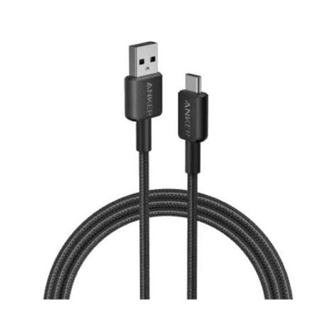 Anker 322 USB A To USB C Cable 1m Braided Black ADKOM