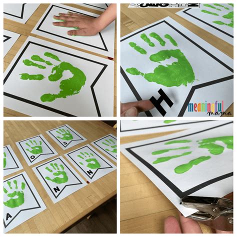 Handprint Palm Sunday Craft for Kids