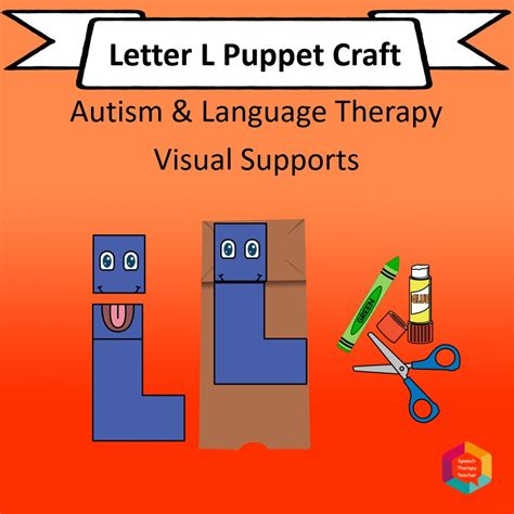 Alphabet Puppet Craft Speech Therapy Teacher