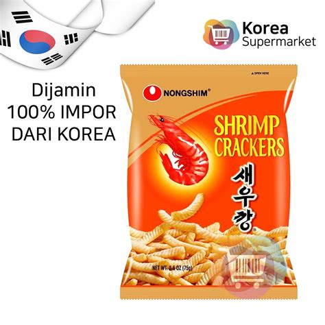 Nong Shim Shrimp Cracker Chiki Shrimp 76g Shopee Philippines