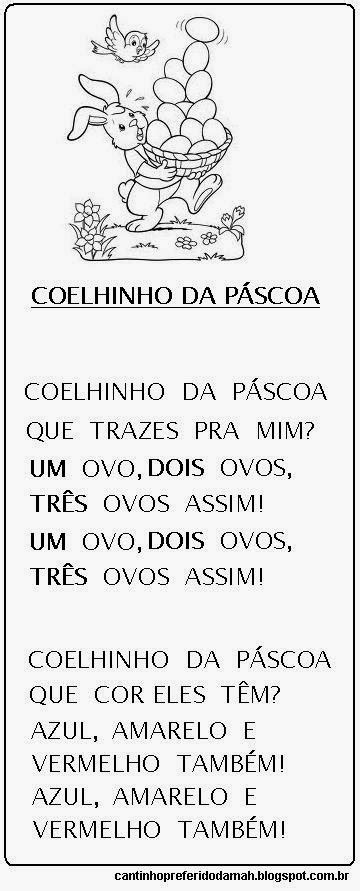 Baú da Web Músicas de Páscoa para imprimir e colorir