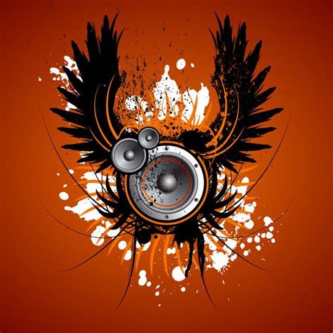 Speaker Sound Music Vector Design Images, Vector Music Illustration ...