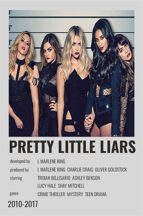 Pretty Little Liars Polaroid Poster Film Posters Minimalist Film Posters Vintage Movie