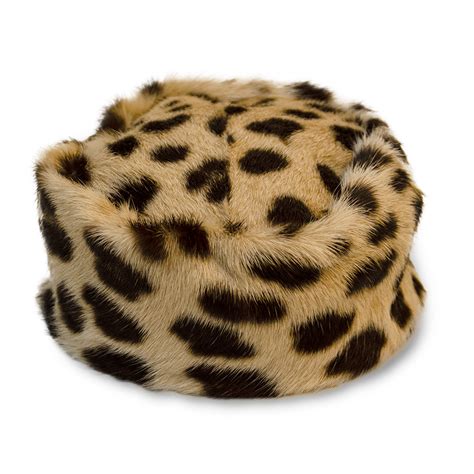 Vintage 1960s Leopard Pillbox Hat By Bonta Creatrix Fits Most