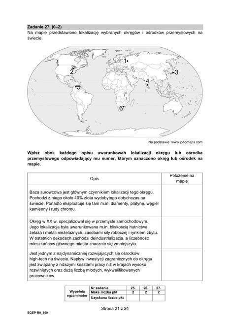 Matura 2021 Publikujemy Arkusze CKE Z Geografii Na Te Pytania