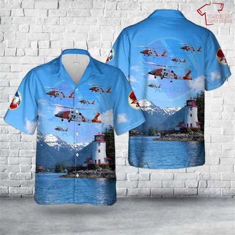 Us Coast Guard Air Station Sitka Mh T Jayhawk Cheap Hawaiian Shirt