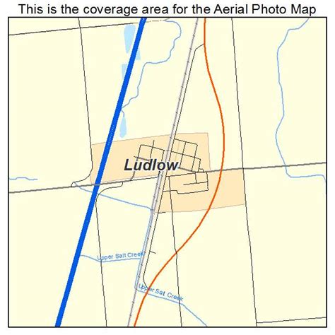 Aerial Photography Map of Ludlow, IL Illinois