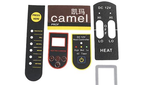 Polycarbonate Lexan Graphic Overlays For Control Panels Custom Printing