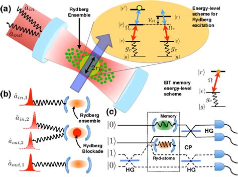 Figure 1 From Photonic Controlled Phase Gates Through Rydberg Blockade In Optical Cavities