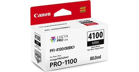 Canon Pfi Matte Black Pigment Ink Tank Ml C B H