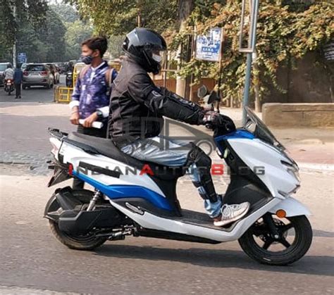 Spy Pics Suzuki Burgman Street Electric Scooter Spied Testing Yet