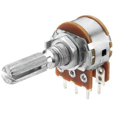 Kbx Lin Double Potentiometer Mm Dia A Type