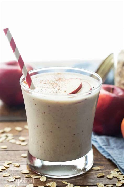 Healthy Apple Crisp Smoothie The Recipe Rebel