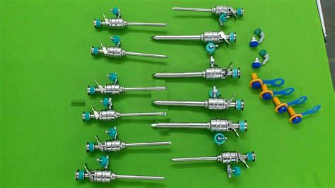 Laparoscopy Trocar 18pc Trocar Cannula 5mm 10mm Laparoscopy Surgical