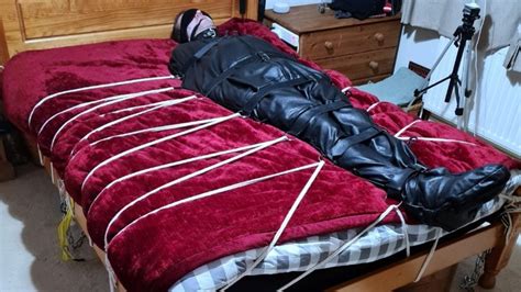 Man In Sleepsack Tormented By Woman 1 BBW Domination BBW Bondage Man In