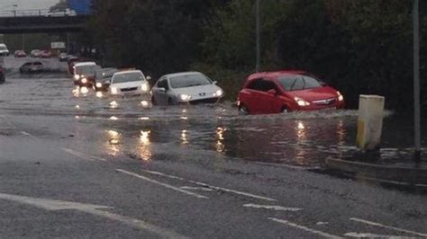 Belfast Flooding Clean Up After 30 Homes Are Damaged Bbc News