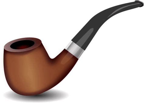 Classic Sherlock Holmes Smoking Pipe Photo Prop Free Printable