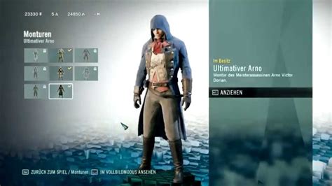 Assassins Creed Unity How To Unlock Arnos Master Assassin Outfit