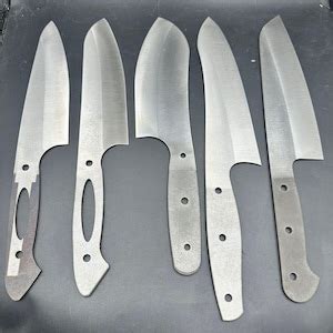 Full Tang Chef Knife Blade Blank N Steel Kitchen Knife Making