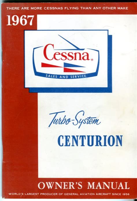 Cessna Turbo System Centurion Owner S Manual D Rand