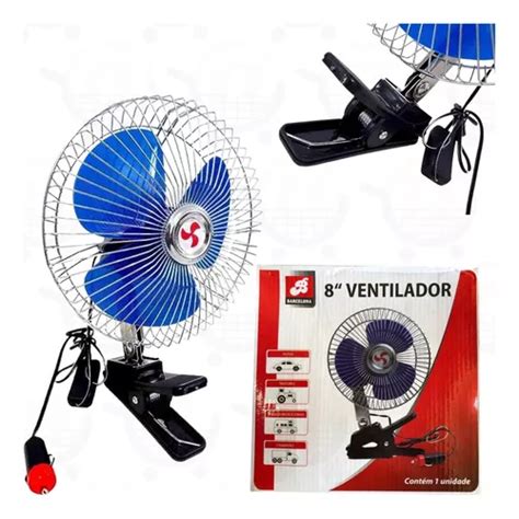 Ventilador Automotivo 12v 8 Pol Carro Van Kombi Imperdivel Frete grátis