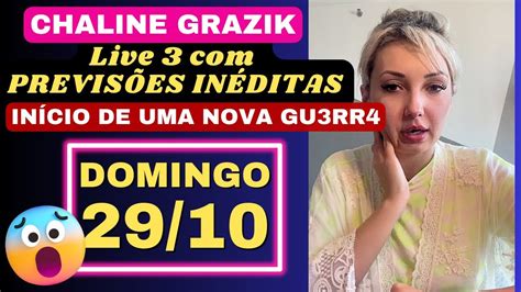 Chaline Grazik Live Previs Es In Ditas Domingo Youtube