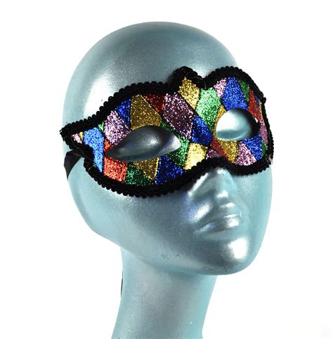 Harlequin Eye Mask Random Designs